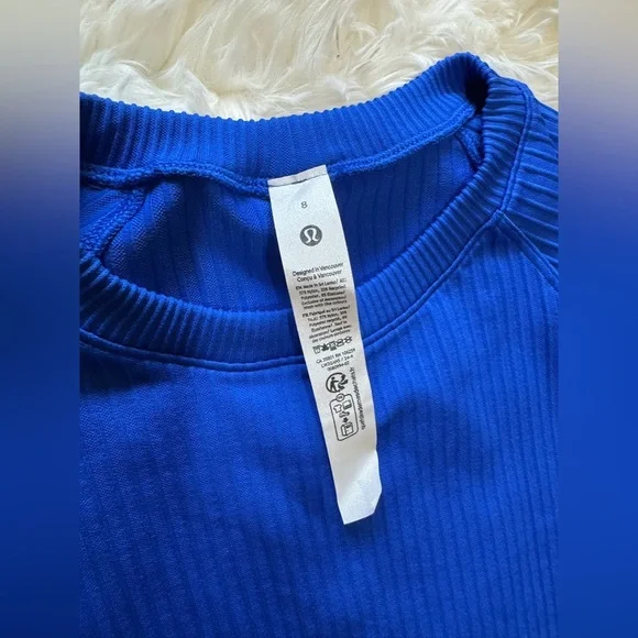 NWT LULULEMON Rest Less Blue Pullover SZ 8 - Picture 12 of 16